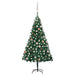 Brad Crăciun pre-iluminat cu set globuri, verde, 180 cm, PVC - WALTI WALTI