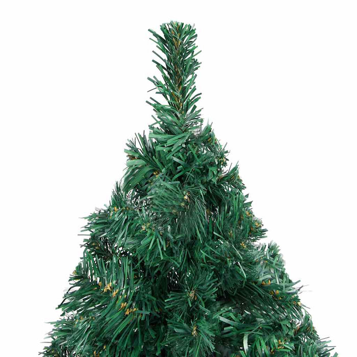 Brad Crăciun pre-iluminat cu set globuri, verde, 180 cm, PVC - WALTI WALTI