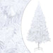 Brad Crăciun pre-iluminat artificial set globuri alb 150 cm PVC - WALTI WALTI