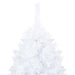 Brad Crăciun pre-iluminat artificial set globuri alb 150 cm PVC - WALTI WALTI
