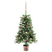 Brad Crăciun pre-iluminat artificial, set globuri, verde, 65 cm - WALTI WALTI