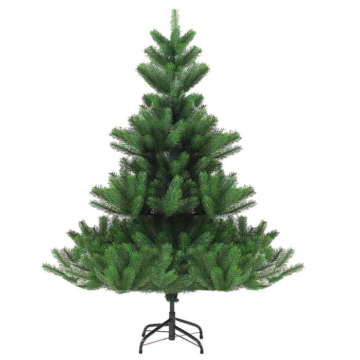 Pom Crăciun artificial brad Nordmann LED&globuri verde 120 cm WALTI