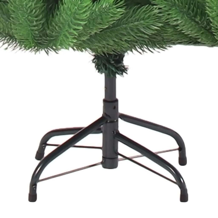 Pom Crăciun artificial brad Nordmann LED&globuri verde 120 cm WALTI