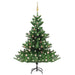 Brad artificial Crăciun cu LED și globuri Nordmann Verde 180 cm - WALTI WALTI