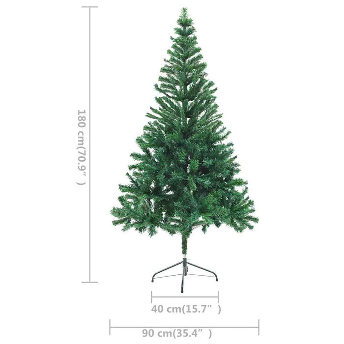 Brad de Crăciun pre-iluminat cu globuri, 180 cm, 564 de ramuri WALTI