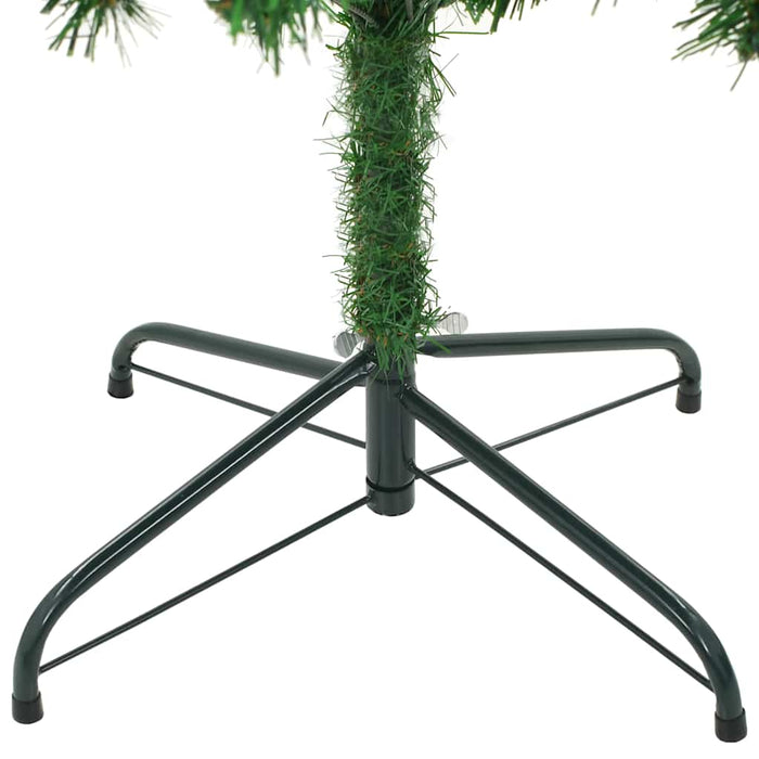 Brad Crăciun artificial pre-iluminat globuri/conuri pin 210 cm WALTI