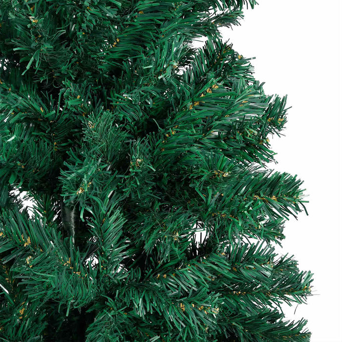 Brad Crăciun pre-iluminat cu set globuri, verde, 150 cm, PVC - WALTI WALTI