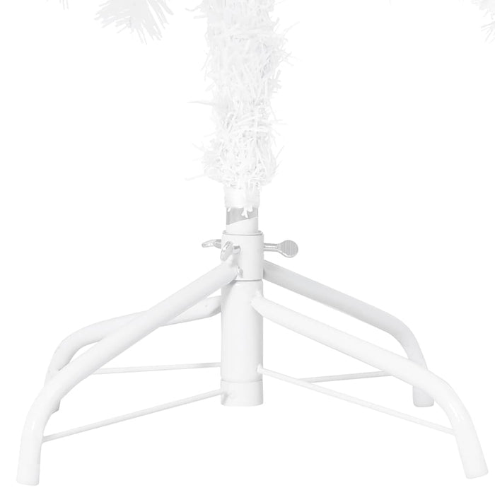 Brad Crăciun artificial pre-iluminat set globuri alb 120 cm PVC - WALTI WALTI