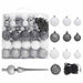 Brad Crăciun pre-iluminat artificial set globuri alb 210 cm PVC - WALTI WALTI