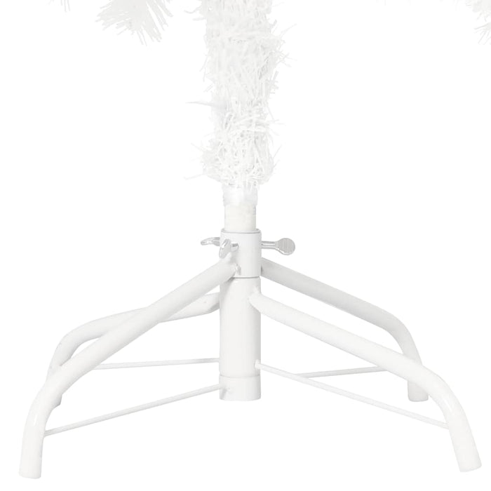 Brad de Crăciun pre-iluminat artificial set globuri alb 150 cm WALTI