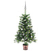 Brad Crăciun pre-iluminat artificial, set globuri, verde, 65 cm - WALTI WALTI