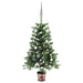 Brad Crăciun pre-iluminat artificial, set globuri, verde, 90 cm - WALTI WALTI