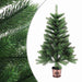 Brad Crăciun pre-iluminat artificial, set globuri, verde, 90 cm - WALTI WALTI