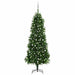 Brad Crăciun pre-iluminat artificial set globuri verde 240 cm - WALTI WALTI
