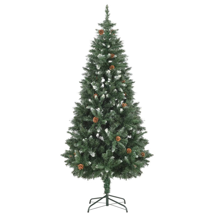 Brad de Crăciun artificial pre-iluminat cu conuri de pin 180 cm - WALTI WALTI