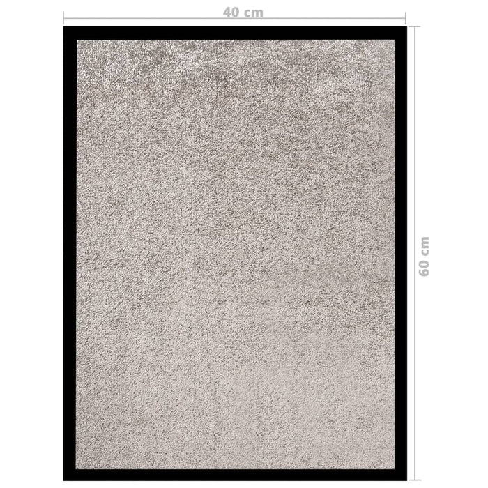 Covoraș intrare, gri, 40x60 cm WALTI