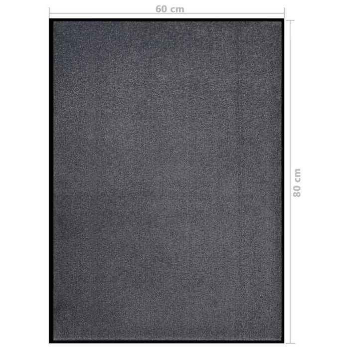 Covoraș de ușă, antracit, 60x80 cm - WALTI WALTI