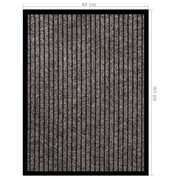 Covoraș intrare, bej cu dungi, 40x60 cm - WALTI WALTI