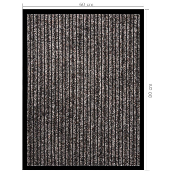 Covoraș de ușă, bej cu dungi, 60x80 cm - WALTI WALTI