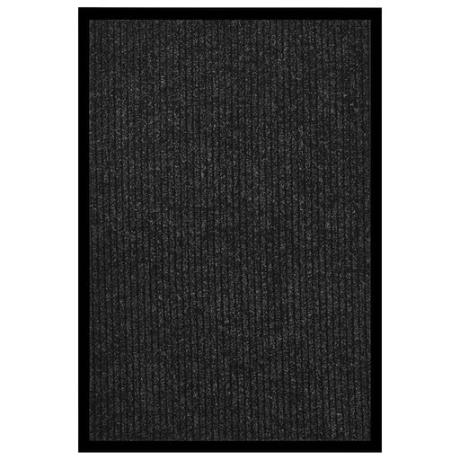 Covoraș de ușă, antracit cu dungi, 80x120 cm - WALTI WALTI
