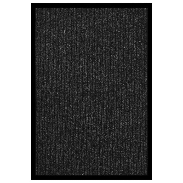 Covoraș de ușă, antracit cu dungi, 80x120 cm - WALTI WALTI