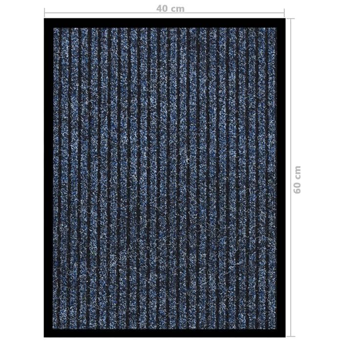 Covoraș intrare, albastru cu dungi, 40x60 cm - WALTI WALTI