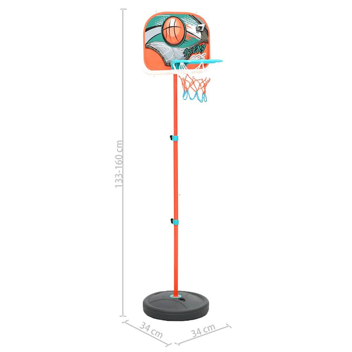 Set de joc de baschet portabil, reglabil, 133-160 cm - WALTI WALTI