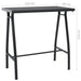 Set mobilier de bar pentru grădină, 7 piese, negru - WALTI WALTI