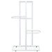 Suport pentru flori cu 4 nivele, alb, 43x22x76 cm, metal - WALTI WALTI