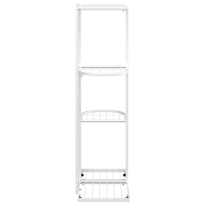 Suport pentru flori cu 4 nivele, alb, 43x22x76 cm, metal - WALTI WALTI