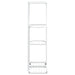Suport pentru flori cu 4 nivele, alb, 43x22x76 cm, metal - WALTI WALTI
