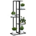 Suport pentru flori cu 5 niveluri, negru, 43x22x98 cm, metal - WALTI WALTI
