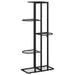 Suport pentru flori cu 5 niveluri, negru, 43x22x98 cm, metal - WALTI WALTI