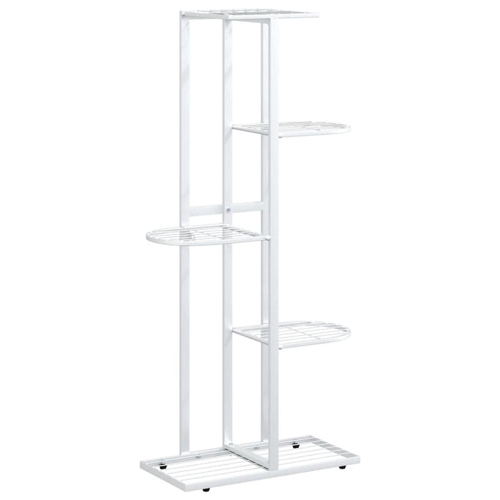 Suport pentru flori cu 5 niveluri, alb, 43x22x98 cm, metal - WALTI WALTI