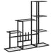 Suport pentru flori, 94,5x25x88 cm, negru, metal - WALTI WALTI