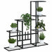 Suport pentru flori, 94,5x25x88 cm, negru, metal - WALTI WALTI