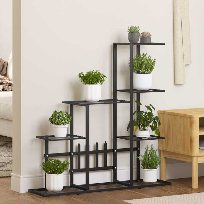 Suport pentru flori, 94,5x25x88 cm, negru, metal - WALTI WALTI