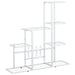Suport pentru flori, 94,5x25x88 cm, alb, metal - WALTI WALTI