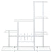Suport pentru flori, 94,5x25x88 cm, alb, metal - WALTI WALTI