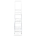 Suport pentru flori, 94,5x25x88 cm, alb, metal - WALTI WALTI