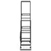 Suport pentru flori cu roți, 94,5x25x92,5 cm, negru, metal - WALTI WALTI