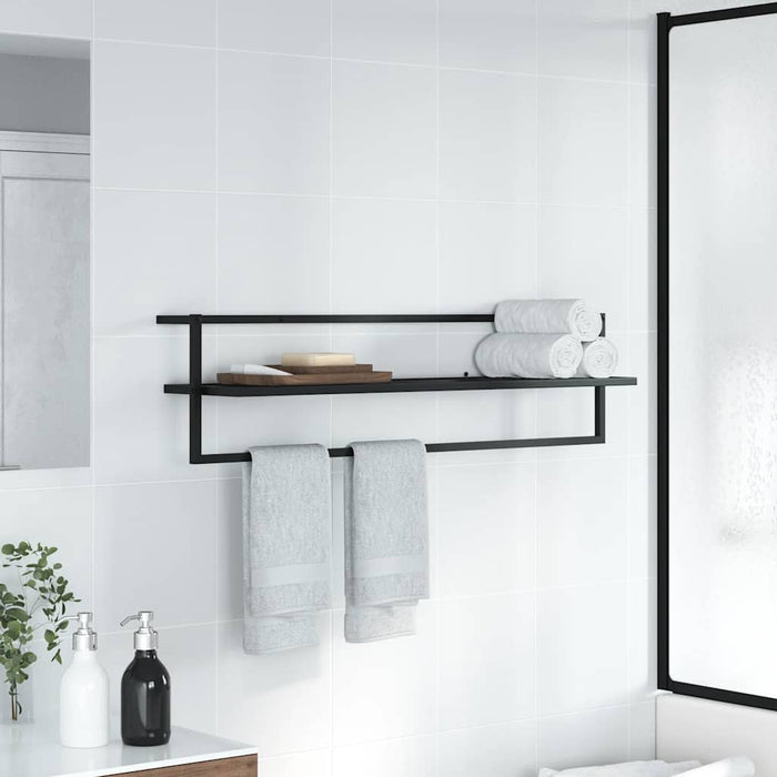 Suport de prosoape, negru, 95x25x22 cm, fier - WALTI WALTI