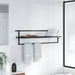 Suport de prosoape, negru, 95x25x22 cm, fier - WALTI WALTI