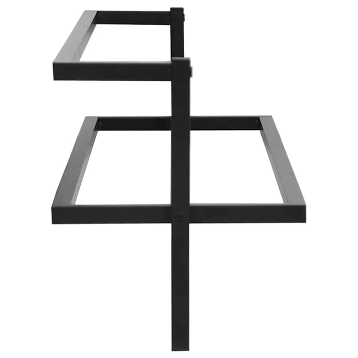 Suport de prosoape, negru, 95x25x22 cm, fier - WALTI WALTI