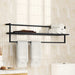 Suport de prosoape, negru, 95x25x22 cm, fier - WALTI WALTI