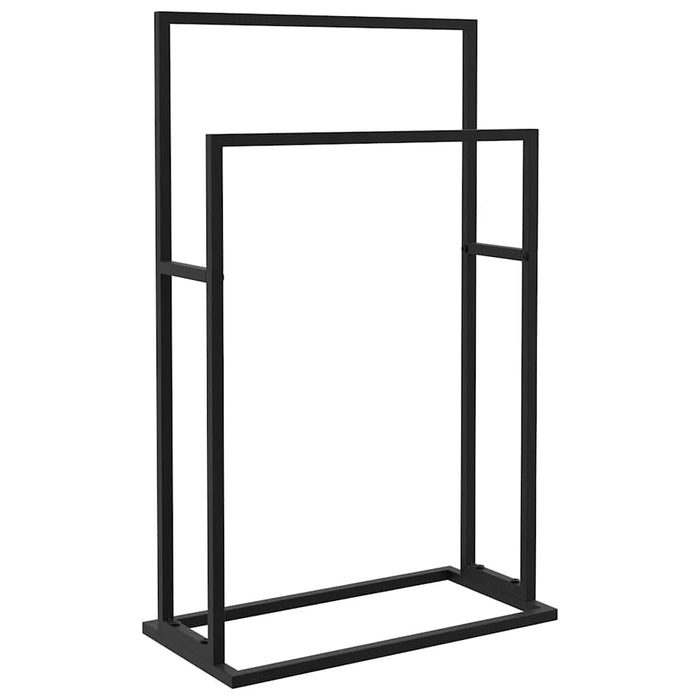 Suport de prosoape autonom, negru, 48x24x78,5 cm, fier - WALTI WALTI