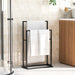 Suport de prosoape autonom, negru, 48x24x78,5 cm, fier - WALTI WALTI