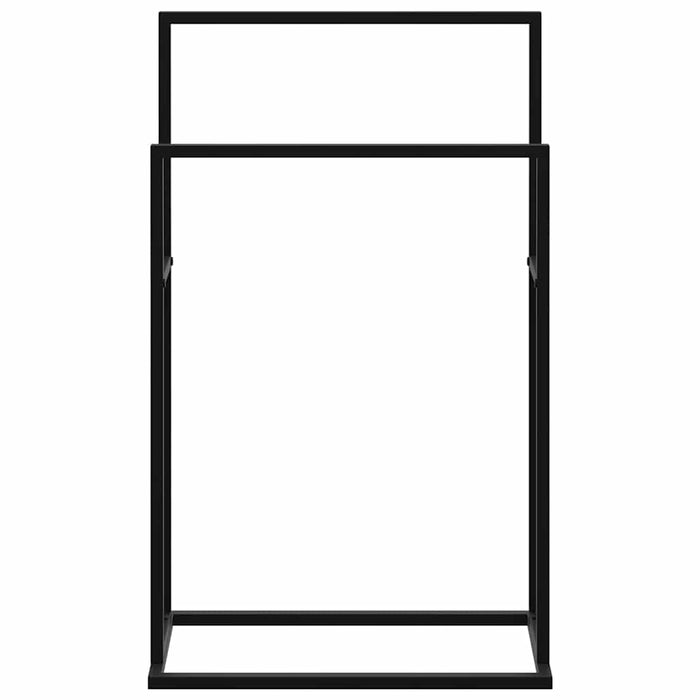 Suport de prosoape autonom, negru, 48x24x78,5 cm, fier - WALTI WALTI