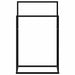Suport de prosoape autonom, negru, 48x24x78,5 cm, fier - WALTI WALTI