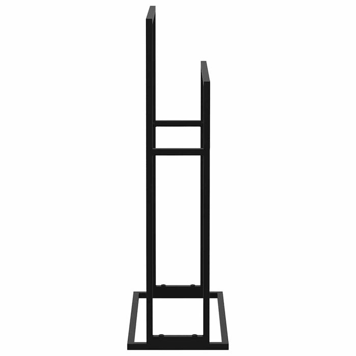 Suport de prosoape autonom, negru, 48x24x78,5 cm, fier - WALTI WALTI